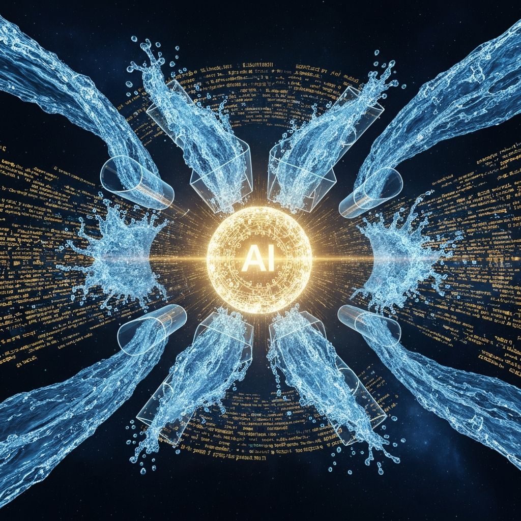 AI learning to be water