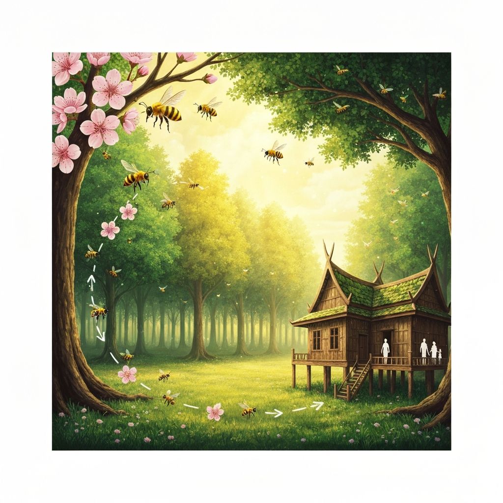 Bees, blossoms, and the forest cycle