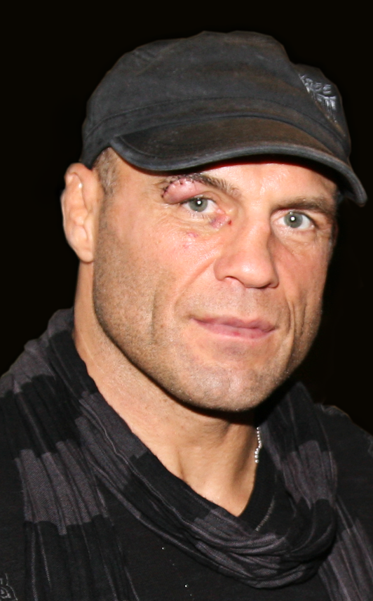 Randy Couture close-up portrait by Darron Chadwick - used as back cover photo