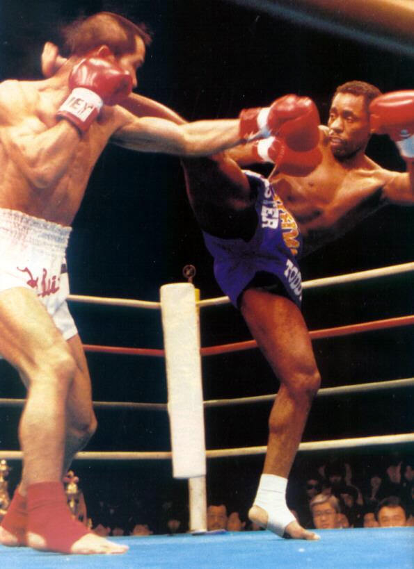 Ronnie Green in action - A win for England