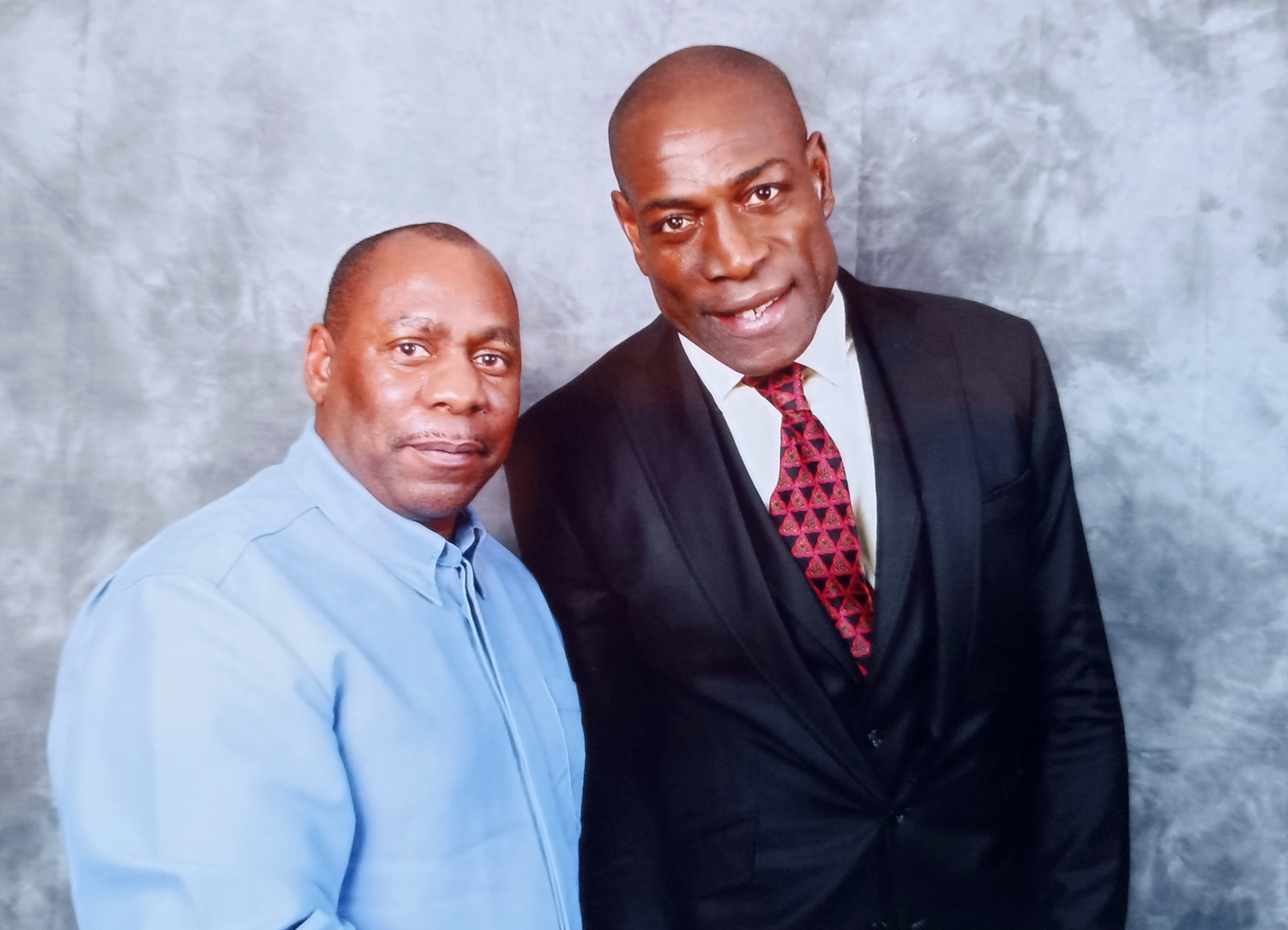Ronnie Green with Frank Bruno