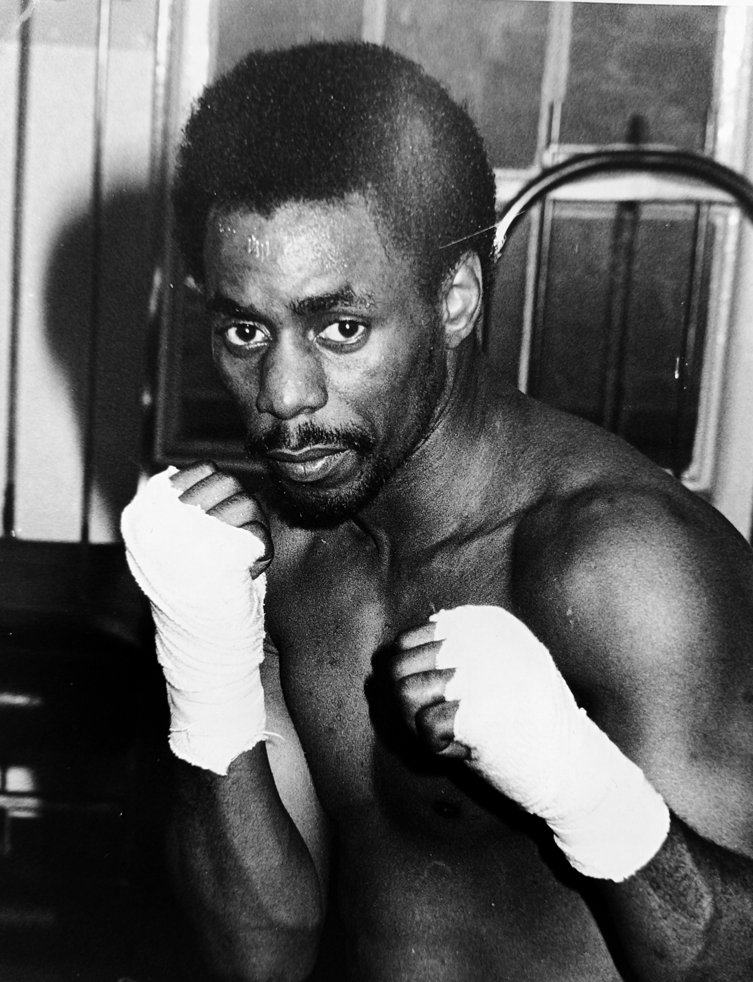 Ronnie Green iconic portrait with wrapped hands