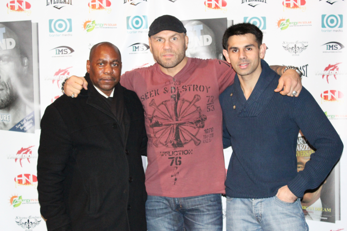 Ronnie Green with Randy Couture and Fiaz Rafiq