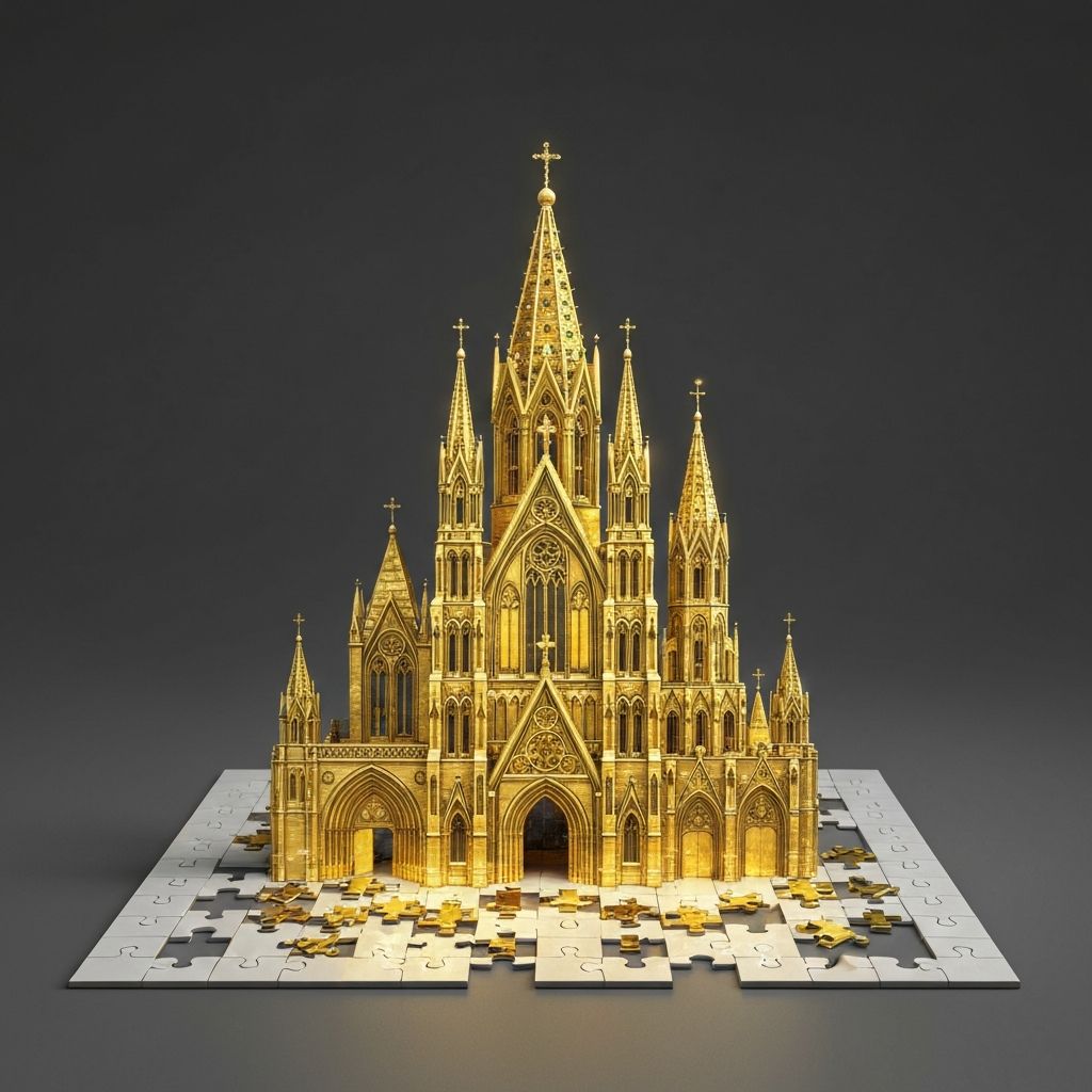 Misfits Change The World - rejected pieces building a cathedral