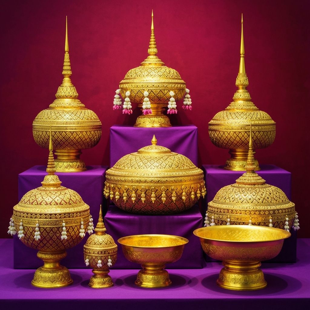 Royal ceremonial golden vessels