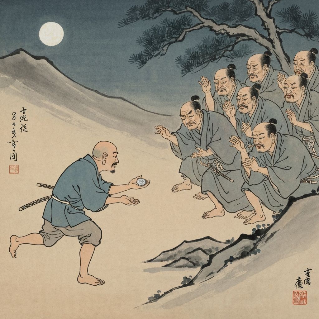 Master Ungo turns bandits into disciples through honesty